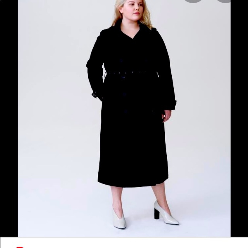 Universal Standard black trench 2X 18/20
